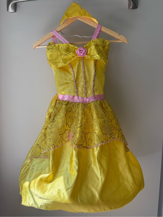 Disney Other - DISNEY Princess Belle Costume Dress - Fantasy Play Dress Up - Size 4-6 Girls